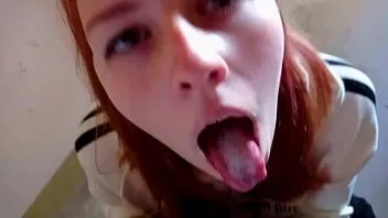 play Fucked me in the stairwell while parents are at home - swallowed sperm - pov